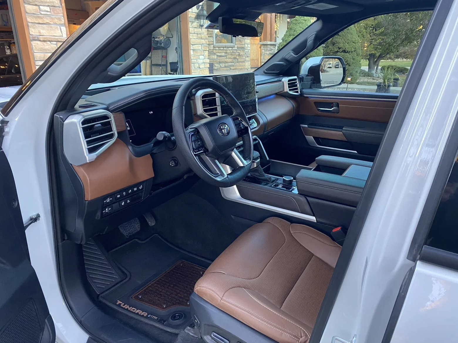 Truck cabin after detailing